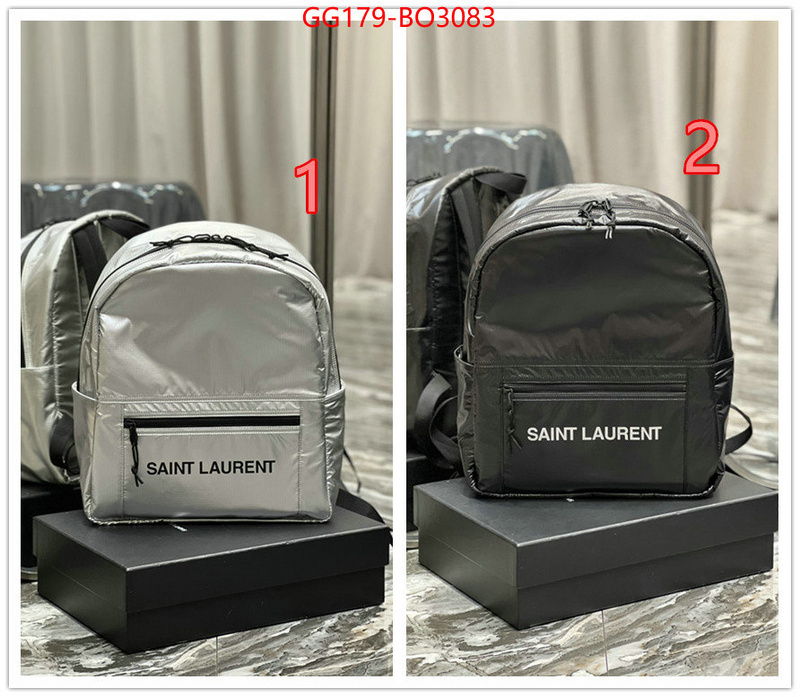 YSL Bag(TOP)-Backpack-,ID: BO3083,$: 179USD