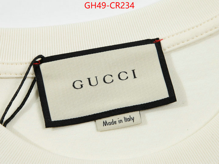 Clothing-Gucci,top brands like , ID: CR234,$: 49USD