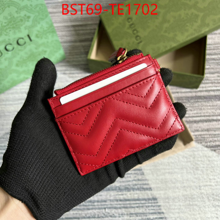 Gucci Bags(TOP)-Wallet-,replica 1:1 high quality ,ID: TE1702,$: 69USD