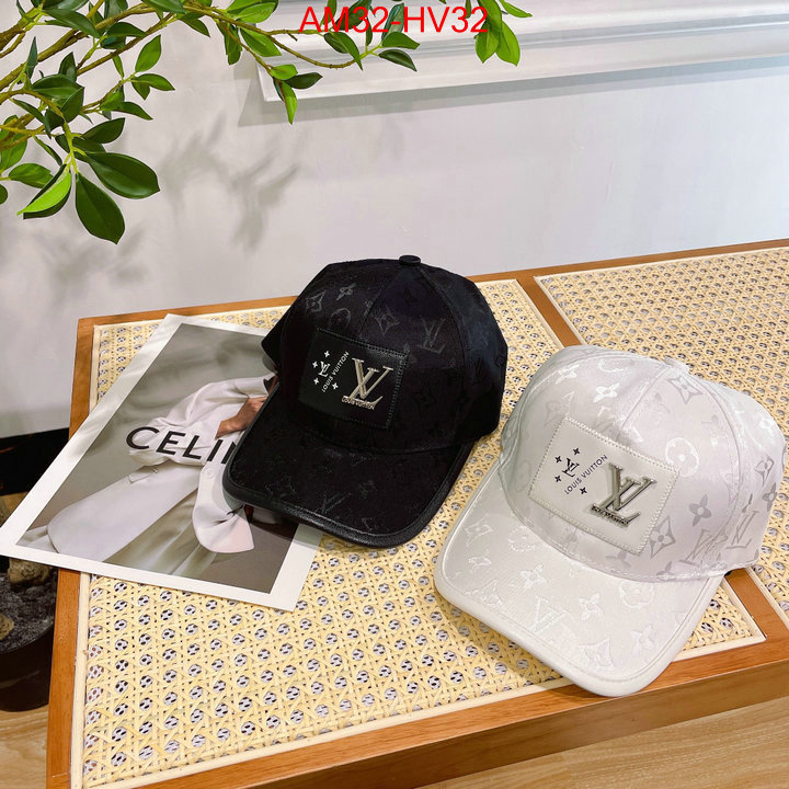 Cap (Hat)-LV,top quality designer replica , ID: HV32,$: 32USD