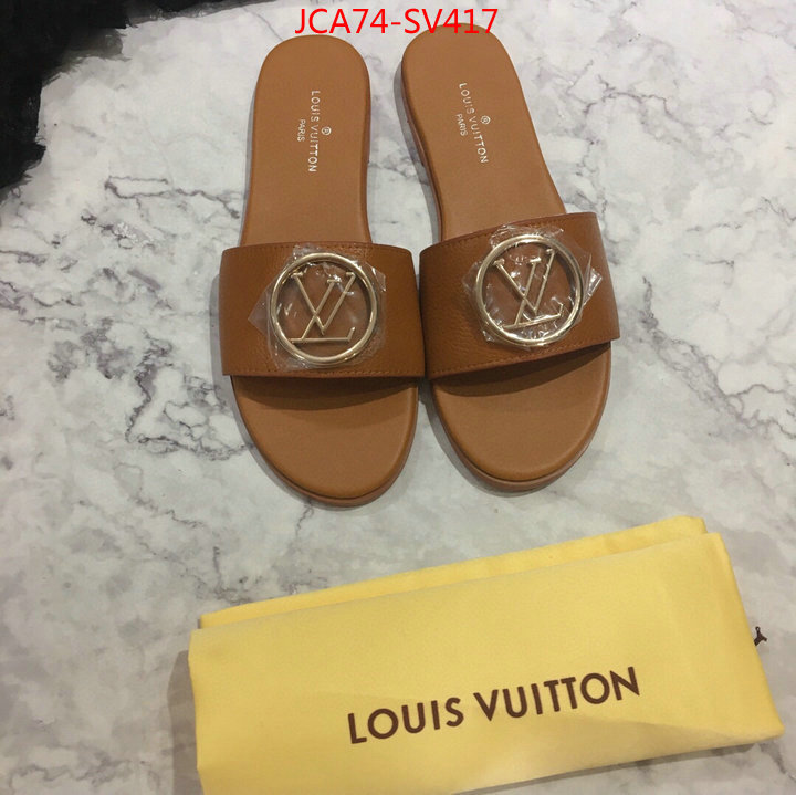 Women Shoes-LV,what 1:1 replica , ID: SV417,$:74USD