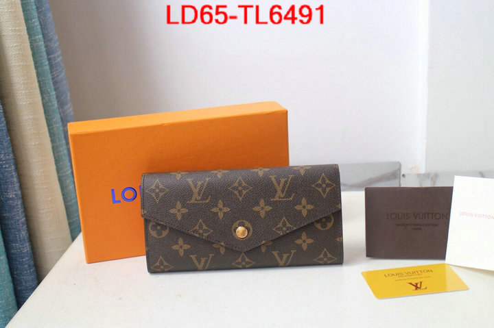 LV Bags(TOP)-Wallet,ID:TL6491,$: 65USD