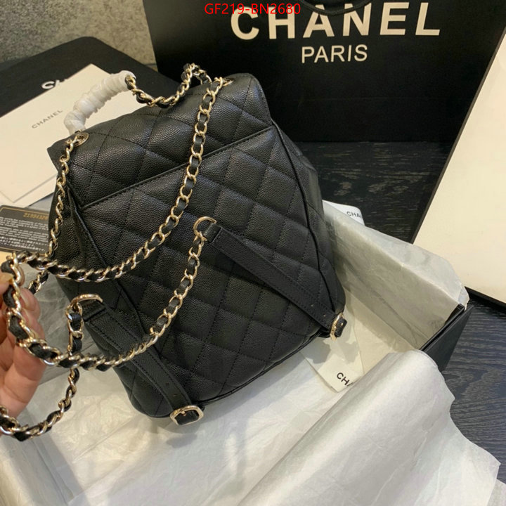 Chanel Bags(TOP)-Backpack-,ID: BN2680,$: 219USD