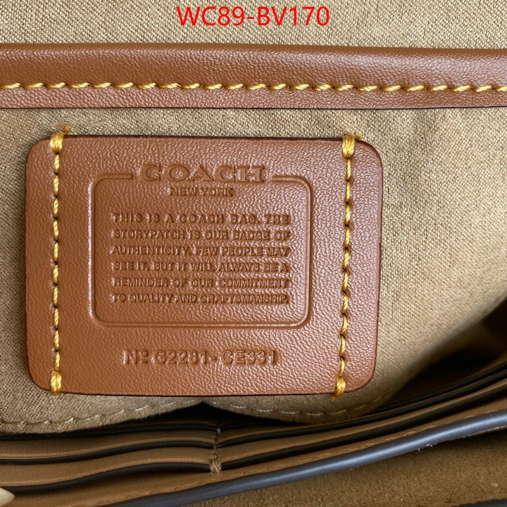 Coach Bags(4A)-Handbag-,2023 replica ,ID: BV170,$: 89USD