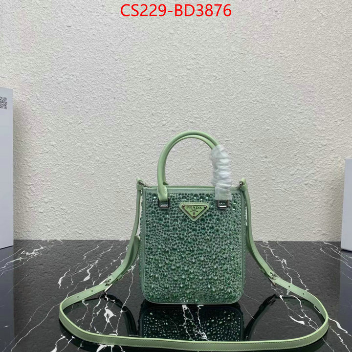 Prada Bags(TOP)-Diagonal-,ID: BD3876,$: 229USD