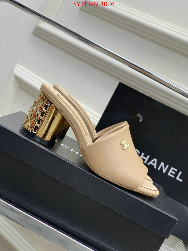 Women Shoes-Chanel,wholesale imitation designer replicas , ID: SE4026,$: 119USD