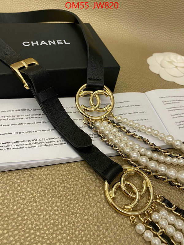 Belts-Chanel,shop cheap high quality 1:1 replica , ID: JW820,$: 55USD