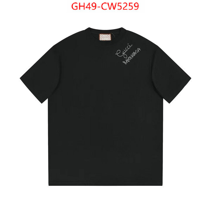 Clothing-Gucci,where to find the best replicas , ID: CW5259,$: 49USD