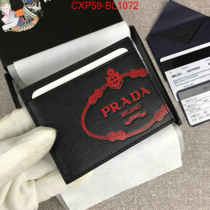 Prada Bags(TOP)-Wallet,ID: BL1072,$: 59USD