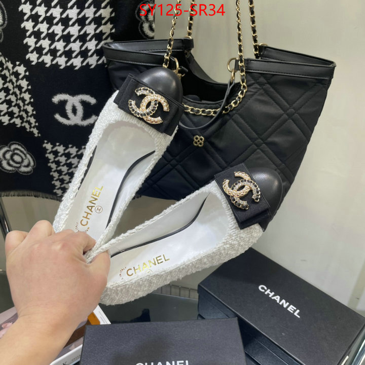Women Shoes-Chanel,outlet 1:1 replica , ID: SR34,$: 125USD
