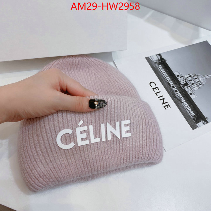 Cap (Hat)-Celine,buy first copy replica , ID: HW2958,$: 29USD