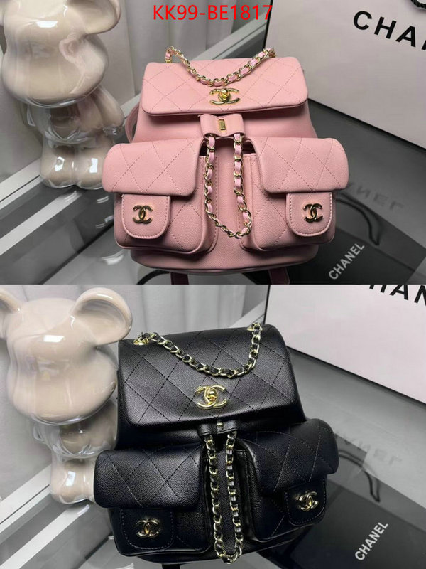 Chanel Bags(4A)-Backpack-,ID: BE1817,$: 99USD