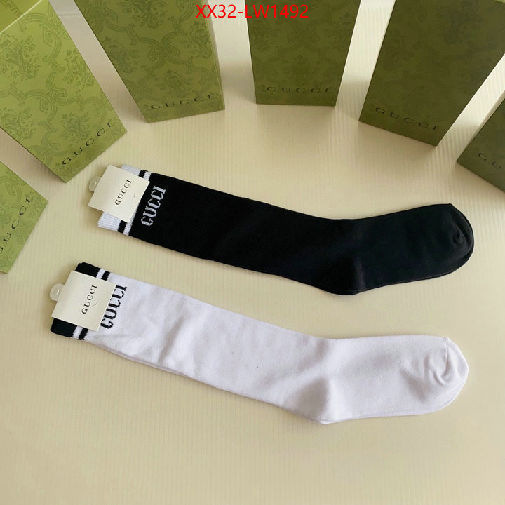 Sock-Gucci,the top ultimate knockoff , ID: LW1492,$: 32USD