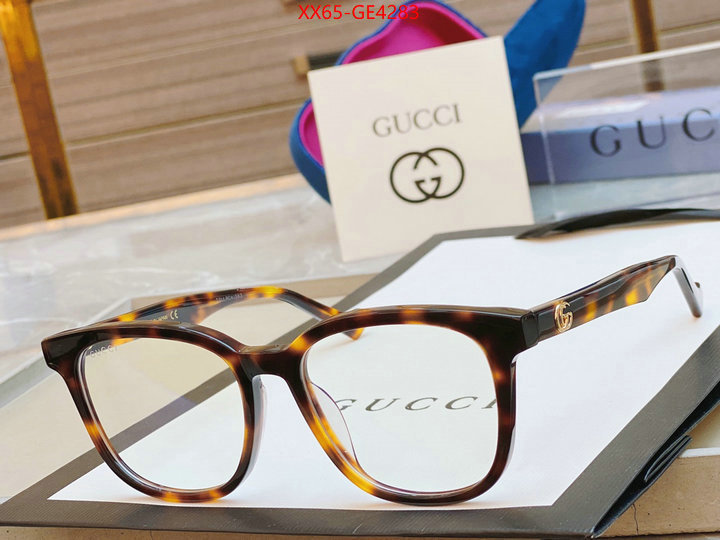 Glasses-Gucci,best luxury replica , ID: GE4283,$: 65USD