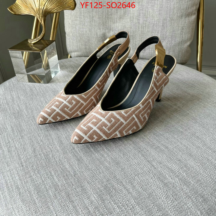 Women Shoes-Balmain,top quality designer replica , ID: SO2646,$: 125USD