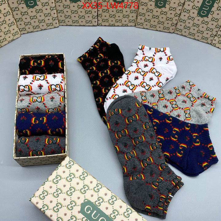 Sock-Gucci,cheap online best designer , ID: LW4778,$: 35USD