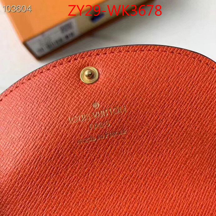 LV Bags(4A)-Wallet,ID: WK3678,$:29USD