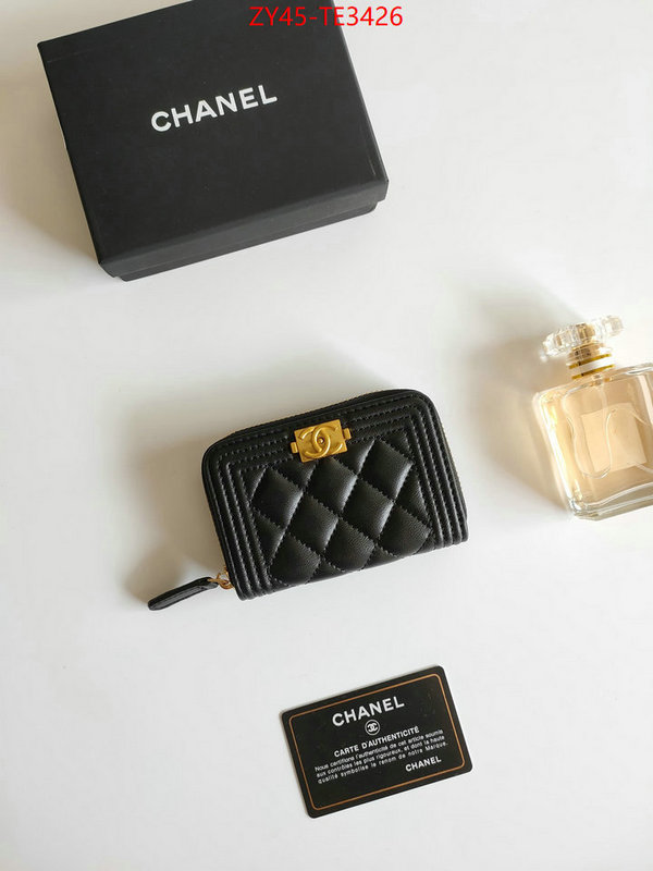 Chanel Bags(4A)-Wallet-,ID: TE3426,$: 45USD