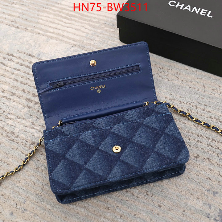 Chanel Bags(4A)-Diagonal-,ID: BW3511,$: 75USD