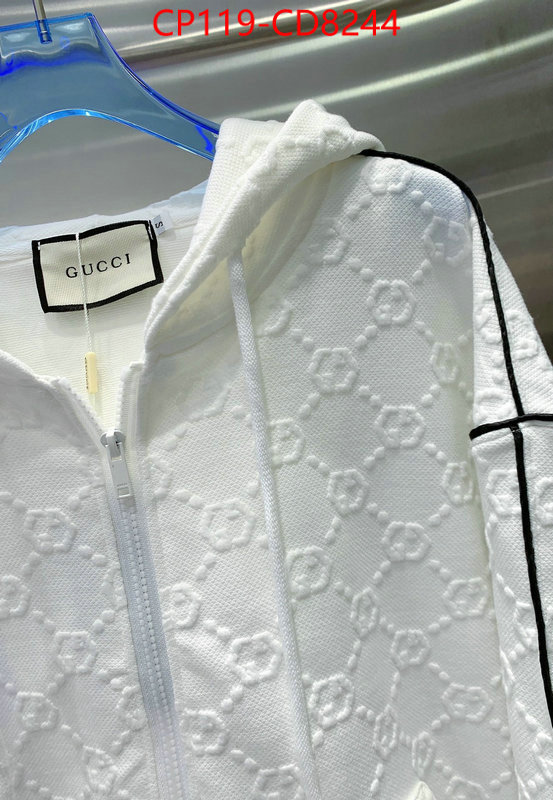 Clothing-Gucci,what is a counter quality , ID: CD8244,$: 119USD