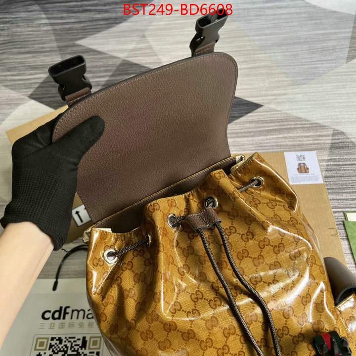 Gucci Bags(TOP)-Backpack-,fashion ,ID: BD6608,$: 249USD