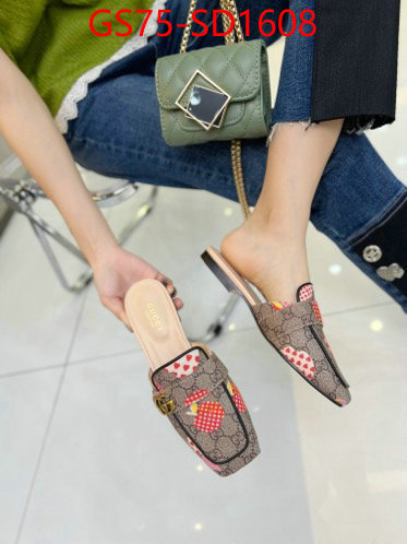 Women Shoes-Gucci,top sale , ID: SD1608,$: 75USD