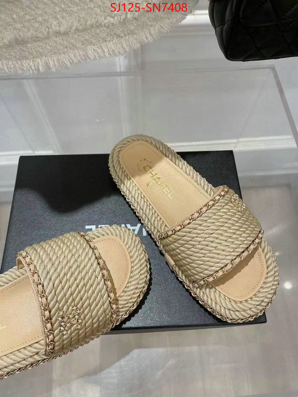 Women Shoes-Chanel,aaaaa+ quality replica , ID: SN7408,$: 125USD