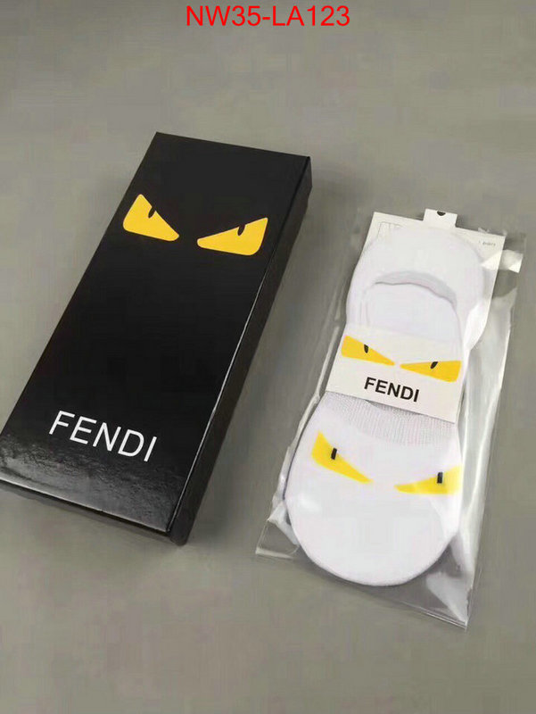 Sock-Fendi,wholesale replica shop , ID:LA123,$: 35USD