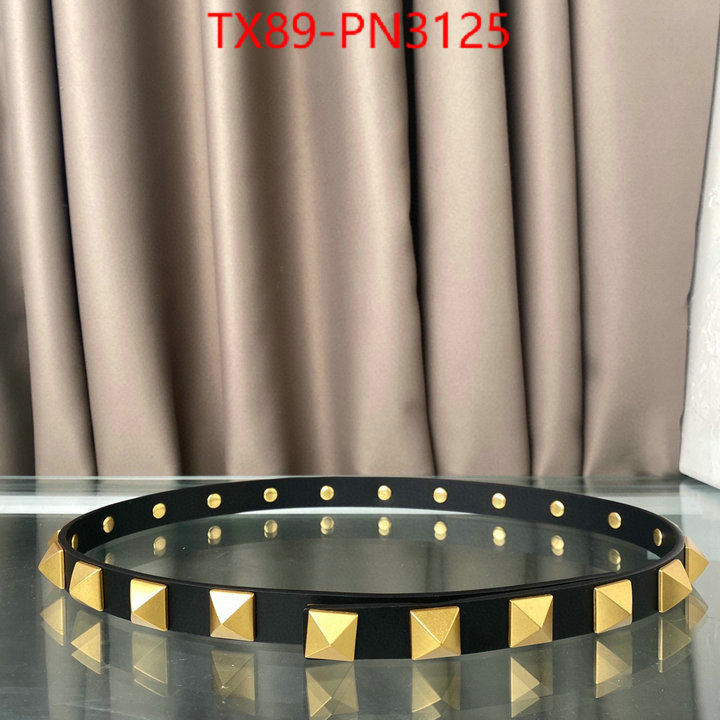 Belts-Valentino,aaaaa+ replica designer , ID: PN3125,$: 89USD