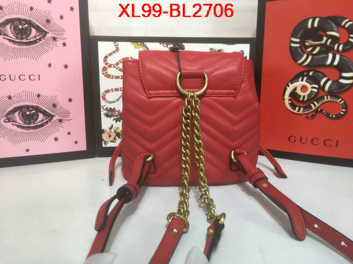Gucci Bags(4A)-Backpack-,exclusive cheap ,ID: BL2706,$: 99USD