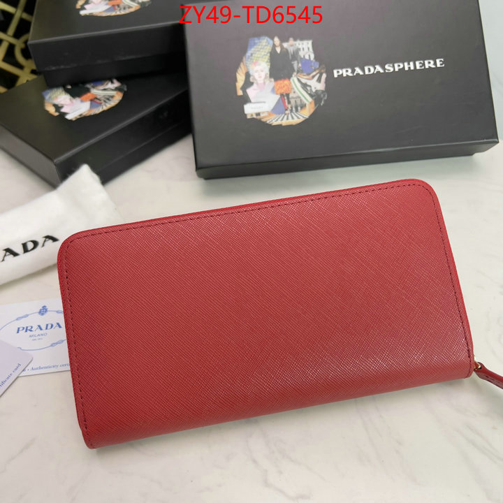 Prada Bags(4A)-Wallet,buy replica ,ID: TD6545,$: 49USD