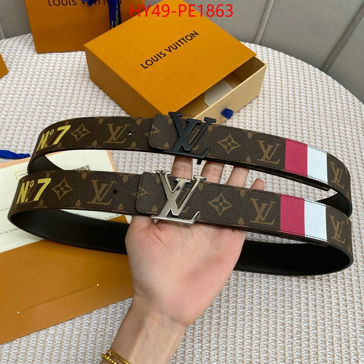 Belts-LV,outlet 1:1 replica , ID: PE1863,$: 49USD