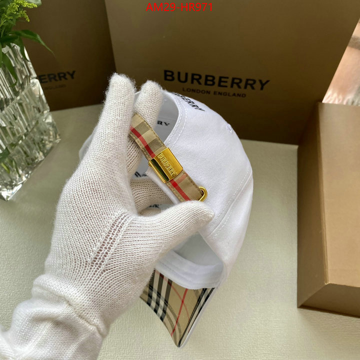 Cap (Hat)-Burberry,copy aaaaa , ID: HR971,$: 29USD