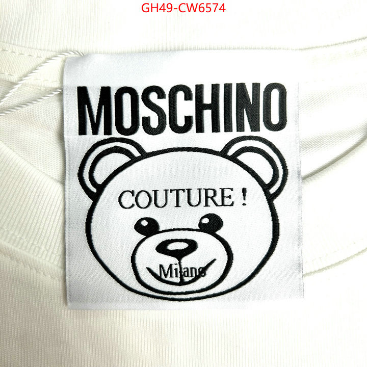 Clothing-Moschino,shop cheap high quality 1:1 replica , ID: CW6574,$: 49USD