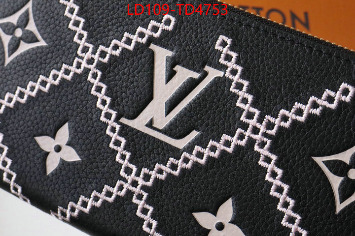 LV Bags(TOP)-Wallet,ID: TD4753,$: 109USD