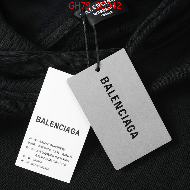 Clothing-Balenciaga,high quality , ID: CO912,$: 79USD