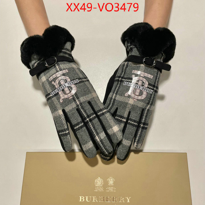 Gloves-Burberry,top quality replica , ID: VO3479,$: 49USD