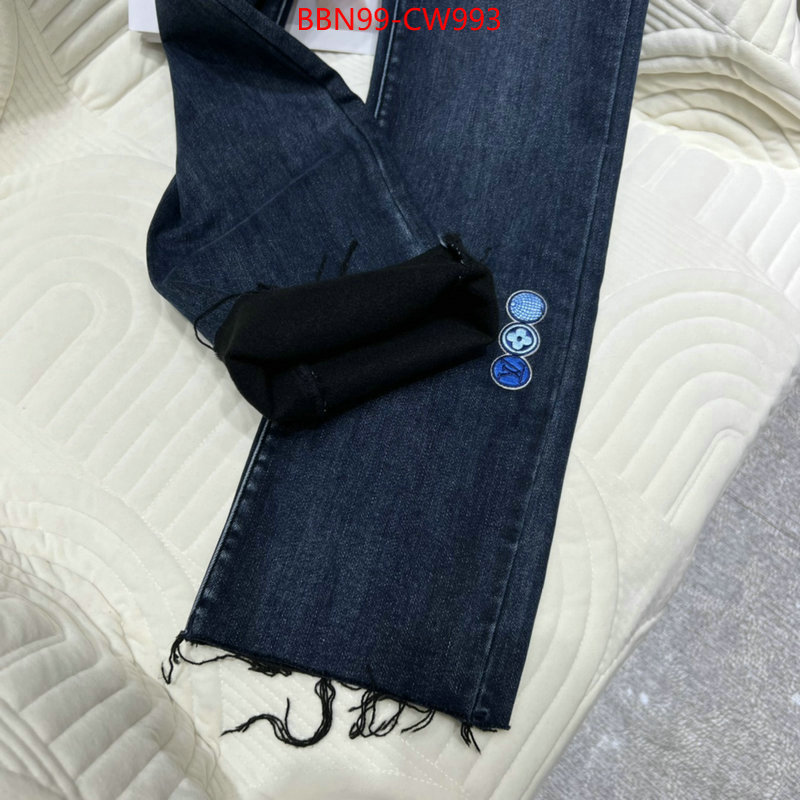 Clothing-LV,what is a counter quality , ID: CW993,$: 99USD