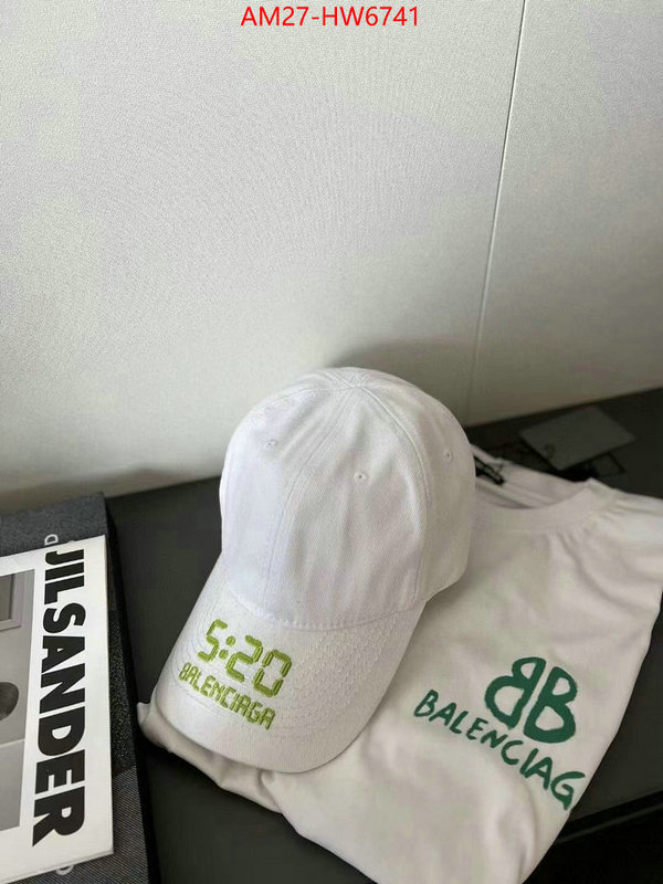 Cap (Hat)-Balenciaga,top quality , ID: HW6741,$: 27USD