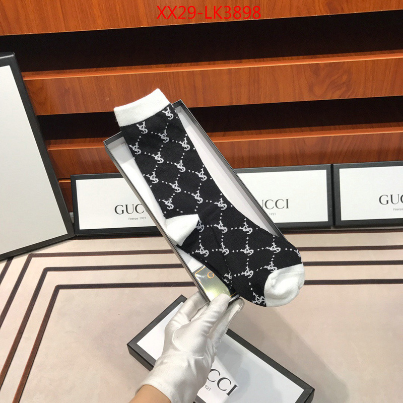 Sock-Gucci,high quality designer replica , ID: LK3898,$:29USD