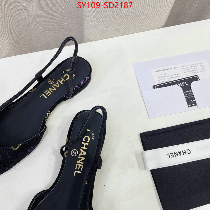 Women Shoes-Chanel,fashion replica , ID: SD2187,$: 109USD