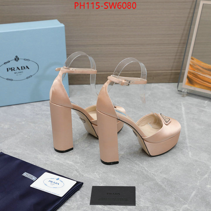 Women Shoes-Prada,highest quality replica , ID: SW6080,$: 115USD