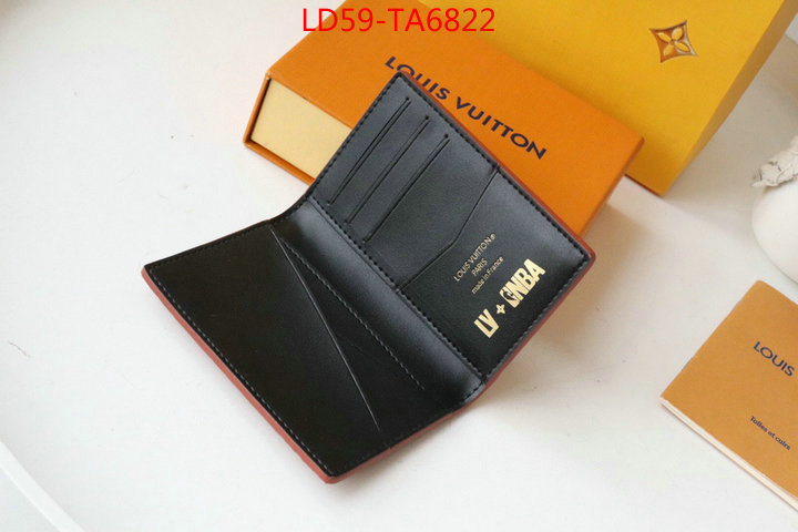 LV Bags(TOP)-Wallet,ID: TA6822,$: 59USD