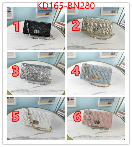 Miu Miu Bags(TOP)-Diagonal-,wholesale china ,ID: BN280,$: 165USD