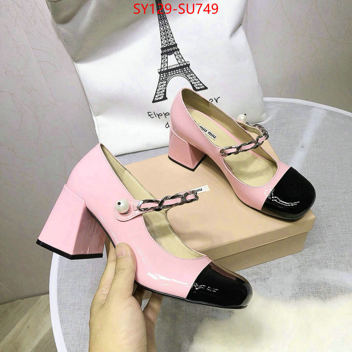 Women Shoes-Miu Miu,perfect quality ,luxury fashion replica designers , ID: SU749,$: 129USD