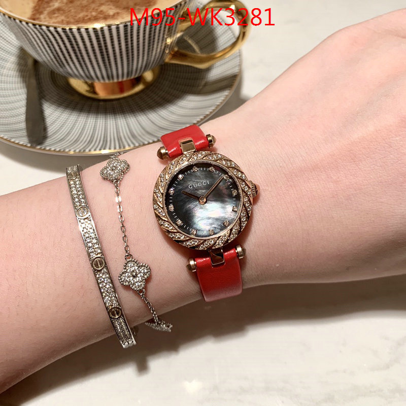 Watch(4A)-Gucci,shop cheap high quality 1:1 replica , ID: WK3281,$:95USD