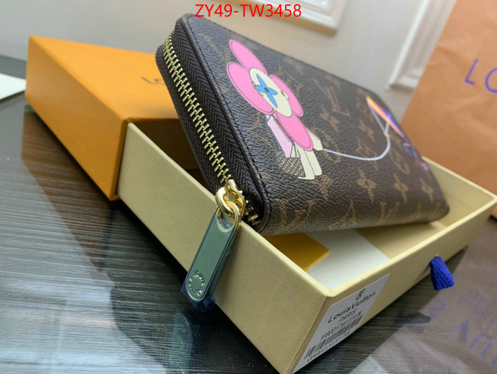 LV Bags(4A)-Wallet,wholesale 2023 replica ,ID: TW3458,$: 49USD