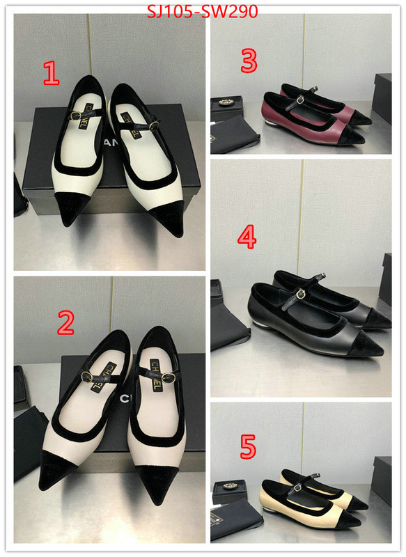 Women Shoes-Chanel,luxury fake , ID: SW290,$: 105USD