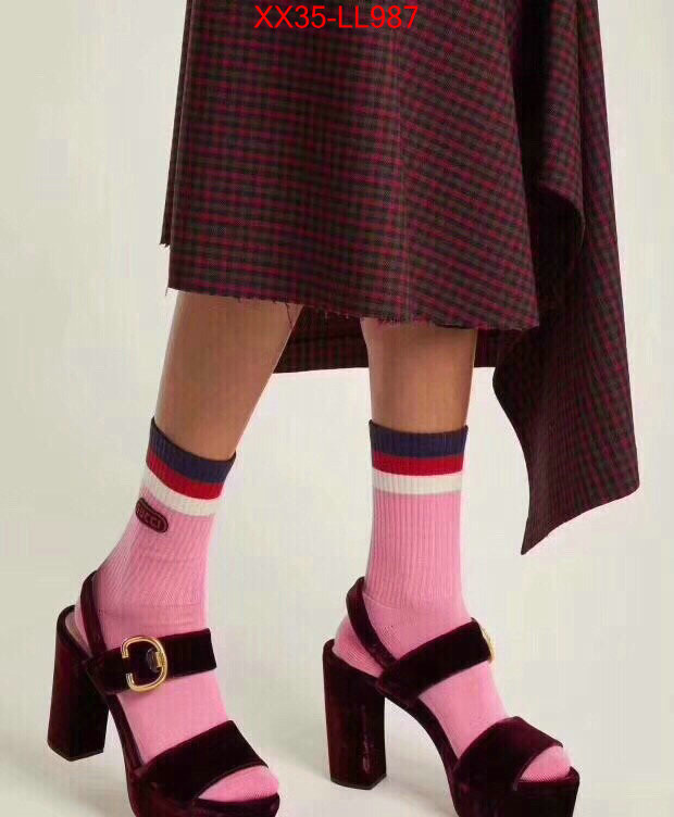 Sock-Gucci,replica aaaaa designer , ID: LL987,$:35USD