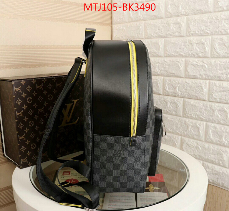 LV Bags(4A)-Backpack-,ID: BK3490,$:105USD